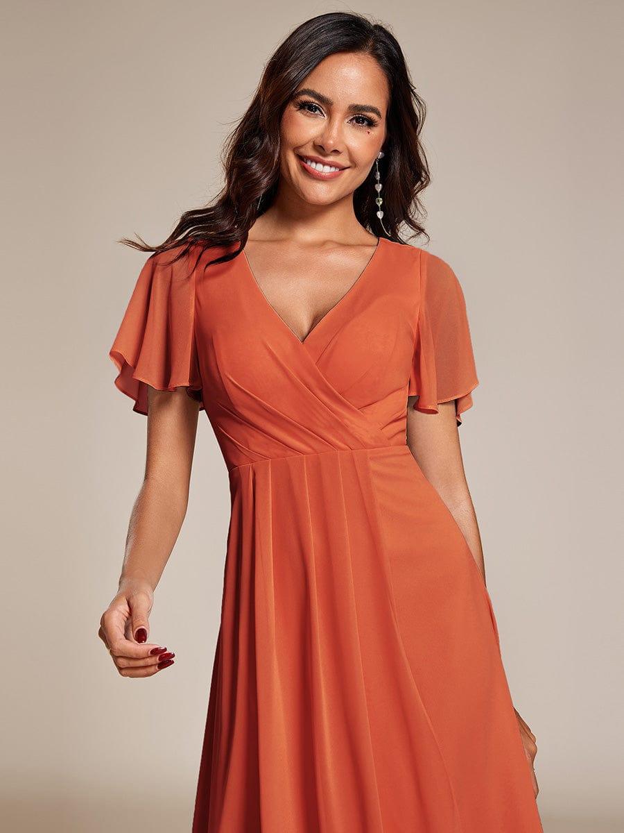 💓Chic Chiffon Dress with Short Sleeves!