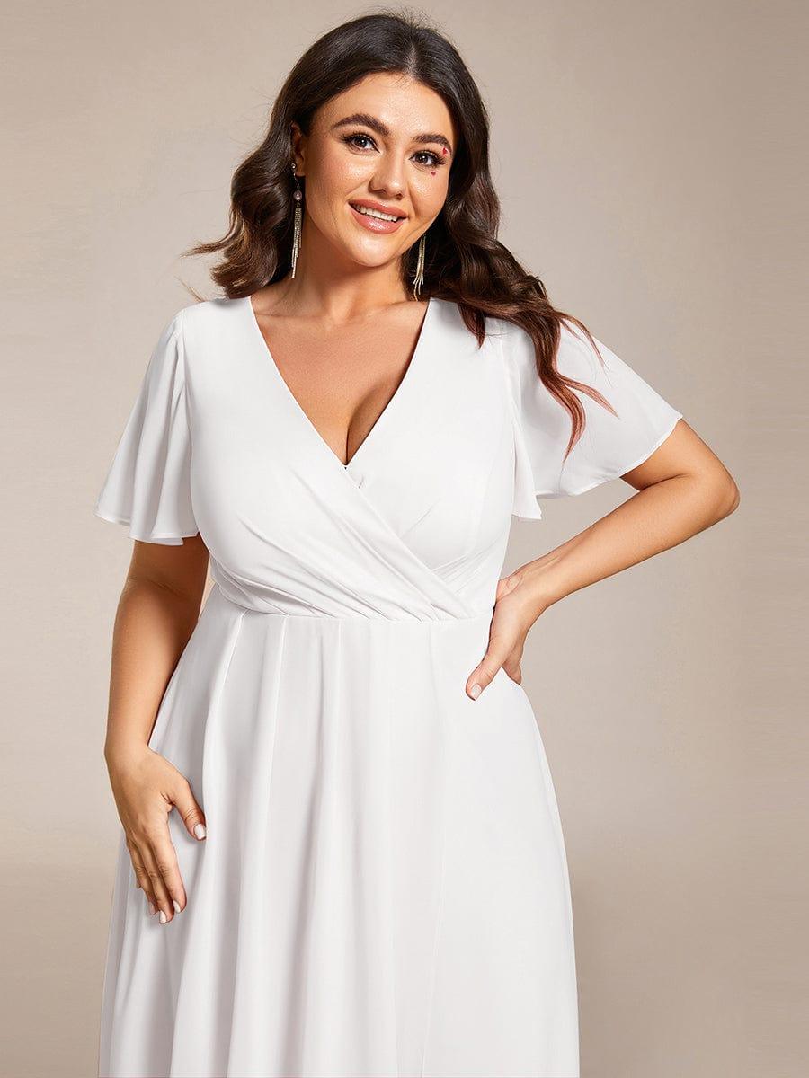 💓Chic Chiffon Dress with Short Sleeves!