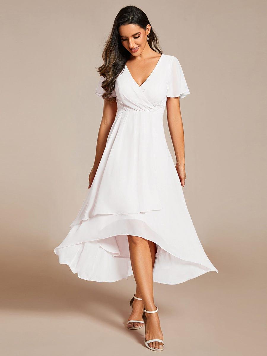 💓Chic Chiffon Dress with Short Sleeves!