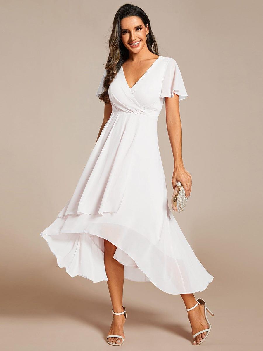 💓Chic Chiffon Dress with Short Sleeves!