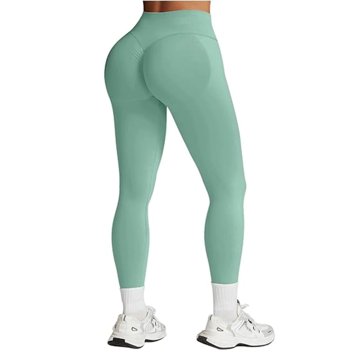 Elevate Your Workout: Women's High-Waisted Hip-Lifting Yoga Pants in Vibrant Colors!
