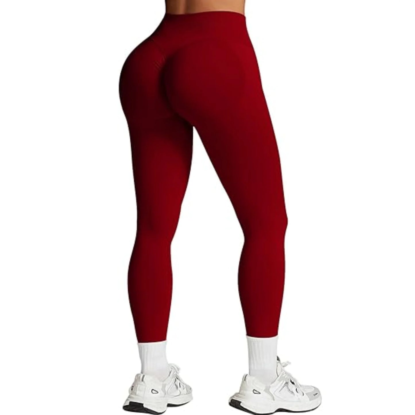 Elevate Your Workout: Women's High-Waisted Hip-Lifting Yoga Pants in Vibrant Colors!