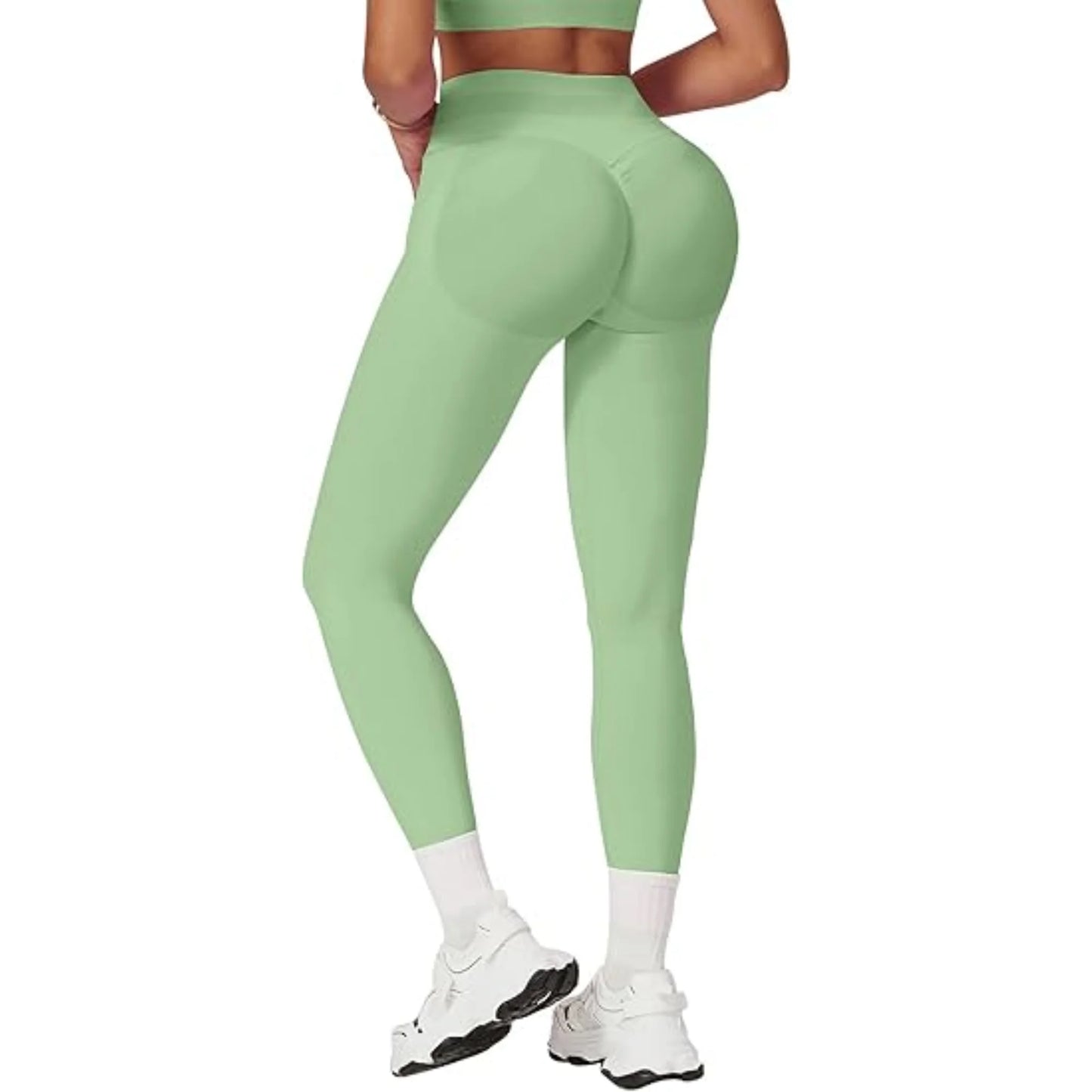 Elevate Your Workout: Women's High-Waisted Hip-Lifting Yoga Pants in Vibrant Colors!