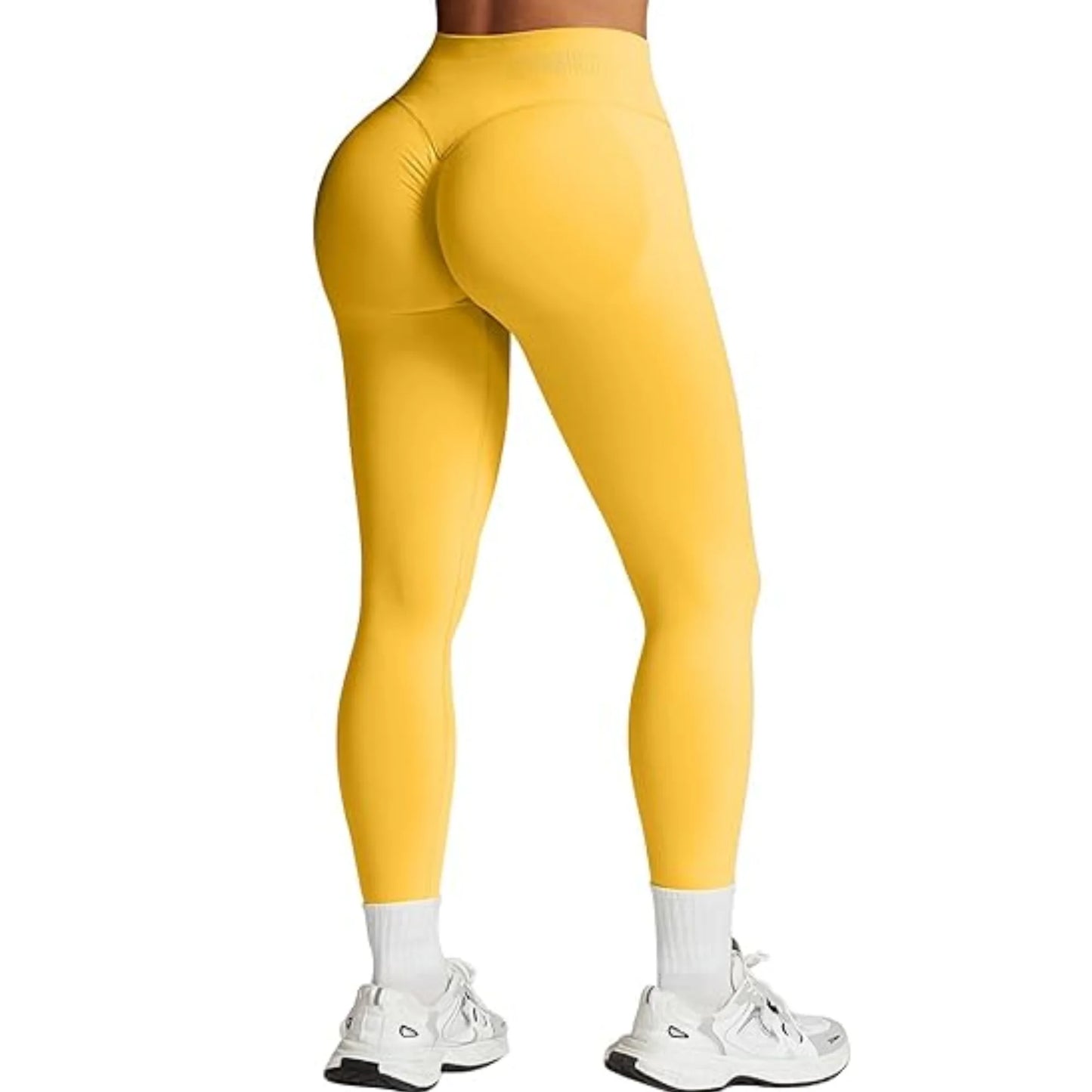 Elevate Your Workout: Women's High-Waisted Hip-Lifting Yoga Pants in Vibrant Colors!