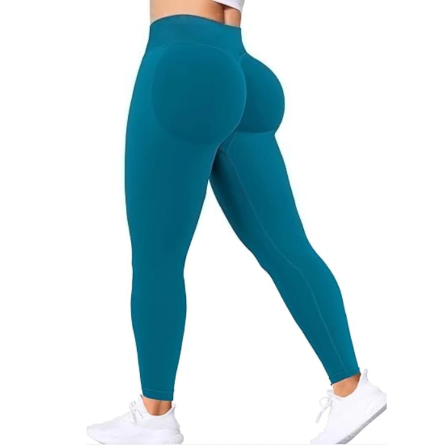Elevate Your Workout: Women's High-Waisted Hip-Lifting Yoga Pants in Vibrant Colors!