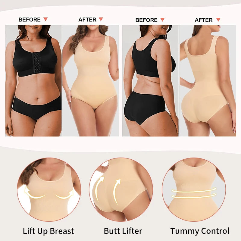 Bodysuit Shapewear Tummy Control, Butt Lifter