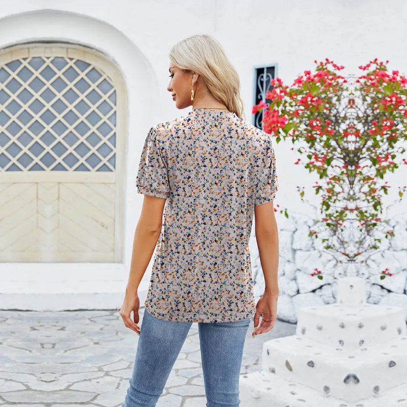 Chic V-Neck Tunic Top