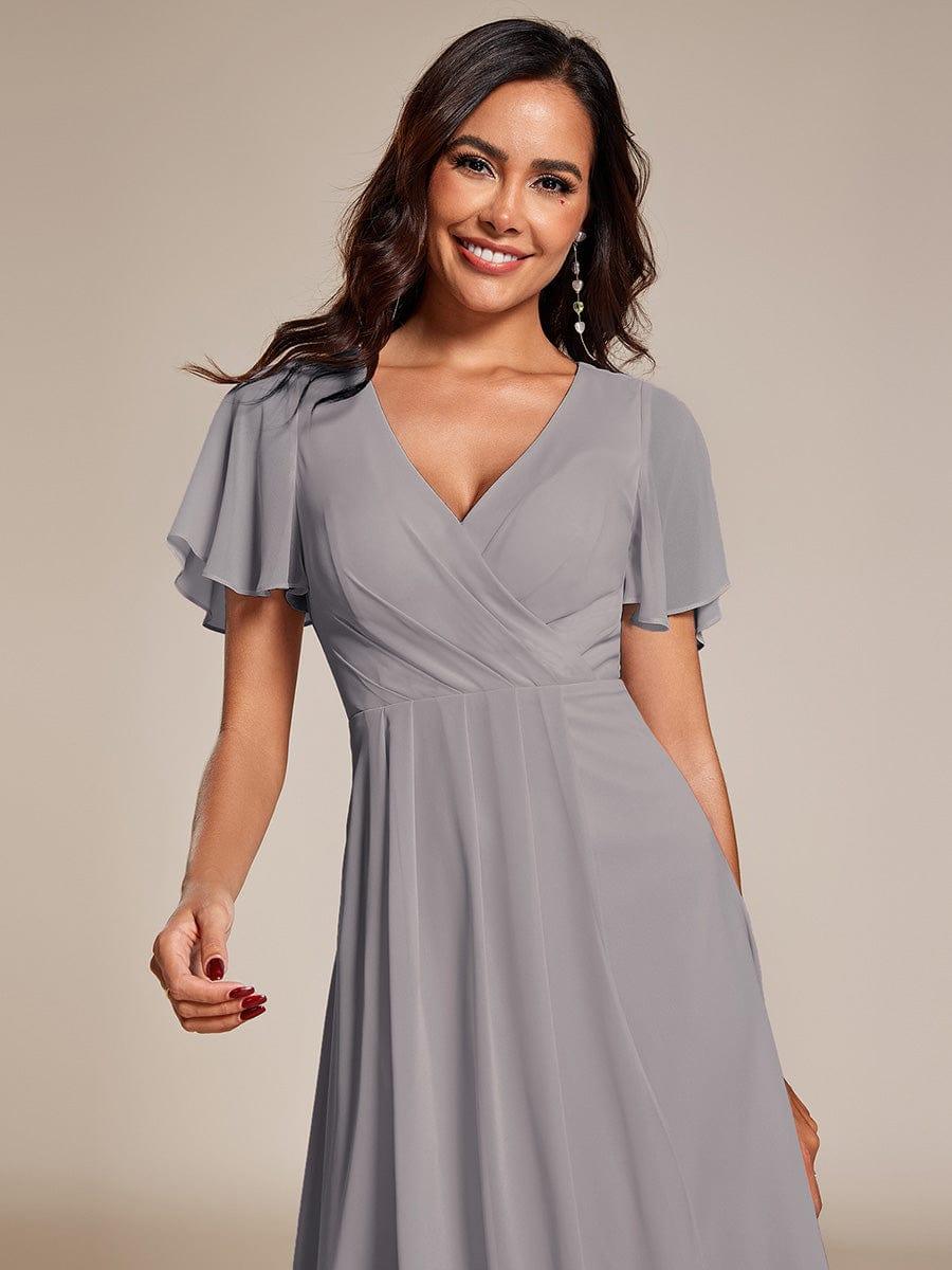 💓Chic Chiffon Dress with Short Sleeves!